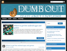 Tablet Screenshot of dumb-out.net